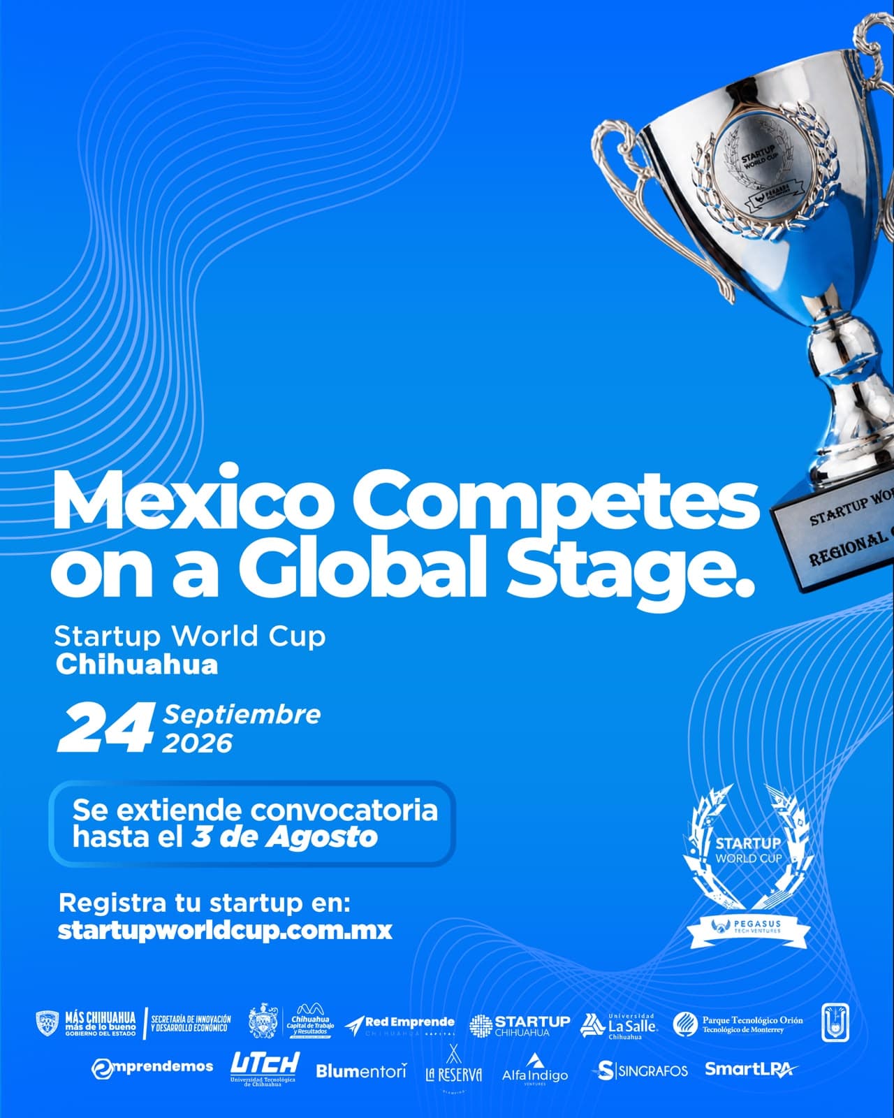 Startup World Cup 2026 — ¡Convocatoria extendida hasta el 3 de agosto de 2026!